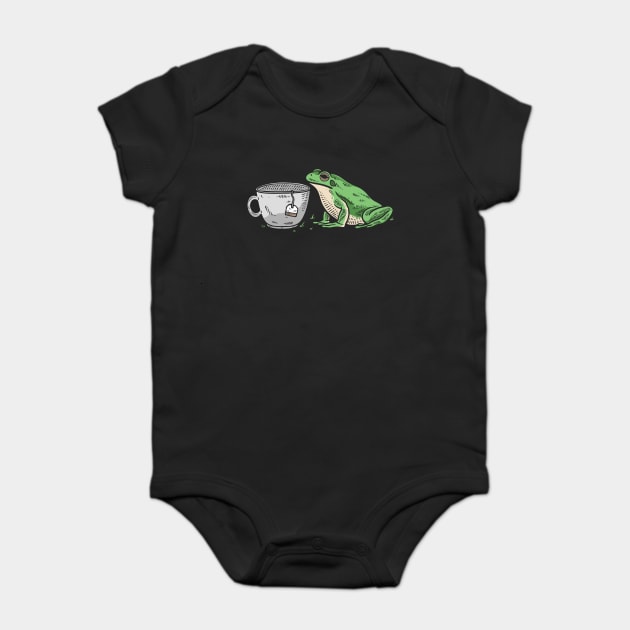 None Of My Business Frog Baby Bodysuit by dumbshirts